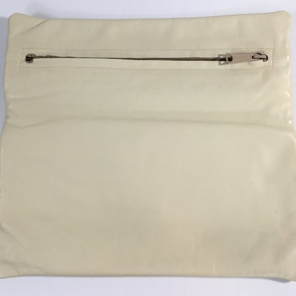 Vintage Leather Envelope Clutch - Picture 2 of 5